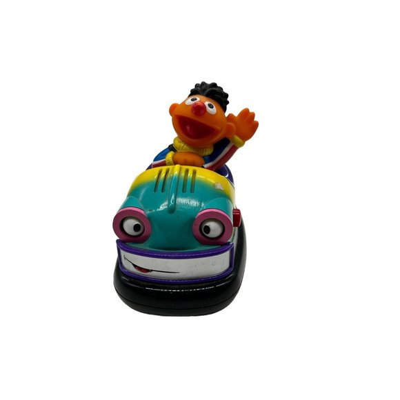 Sesame Street Workshop Ernie Bump N Go Bumper Car Battery Operated 2002 Tested - Picture 4 of 6